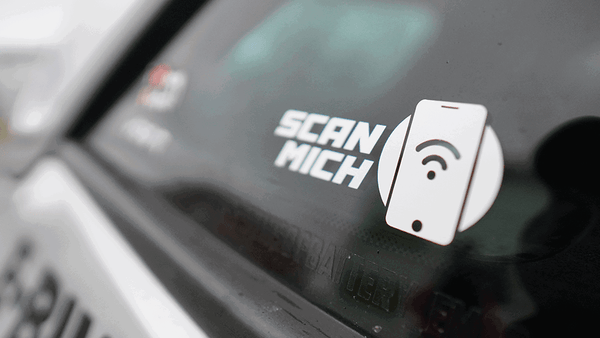 SoB-Media Folie Scan Me - Smarter Vinyl Aufkleber E-Bike-Community
