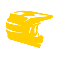 SoB-Media Folien & Sticker Gelb / 8x6 cm Fullface Vinyl Aufkleber E-Bike-Community