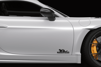 SoB-Media Folien & Sticker Marderfucker - Funny Anti Marder Vinyl Autoaufkleber E-Bike-Community