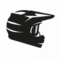 SoB-Media Folien & Sticker Schwarz / 8x6 cm Fullface Vinyl Aufkleber E-Bike-Community