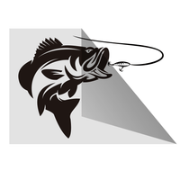 SoB-Media Folien & Sticker Strike Moment – Vinyl Sticker für Angler und Fischer| 20 x 14 cm E-Bike-Community
