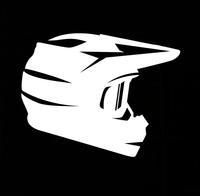 SoB-Media Folien & Sticker Weiß / 8x6 cm Fullface Vinyl Aufkleber E-Bike-Community