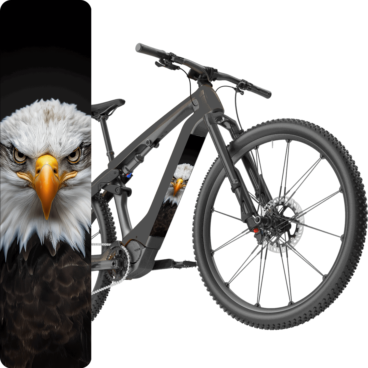 cube e bike 750 akku Adler - Akku Abdeckung Cover Universal / Schutzfolie / für alle E-Bike – Sons of Battery®
