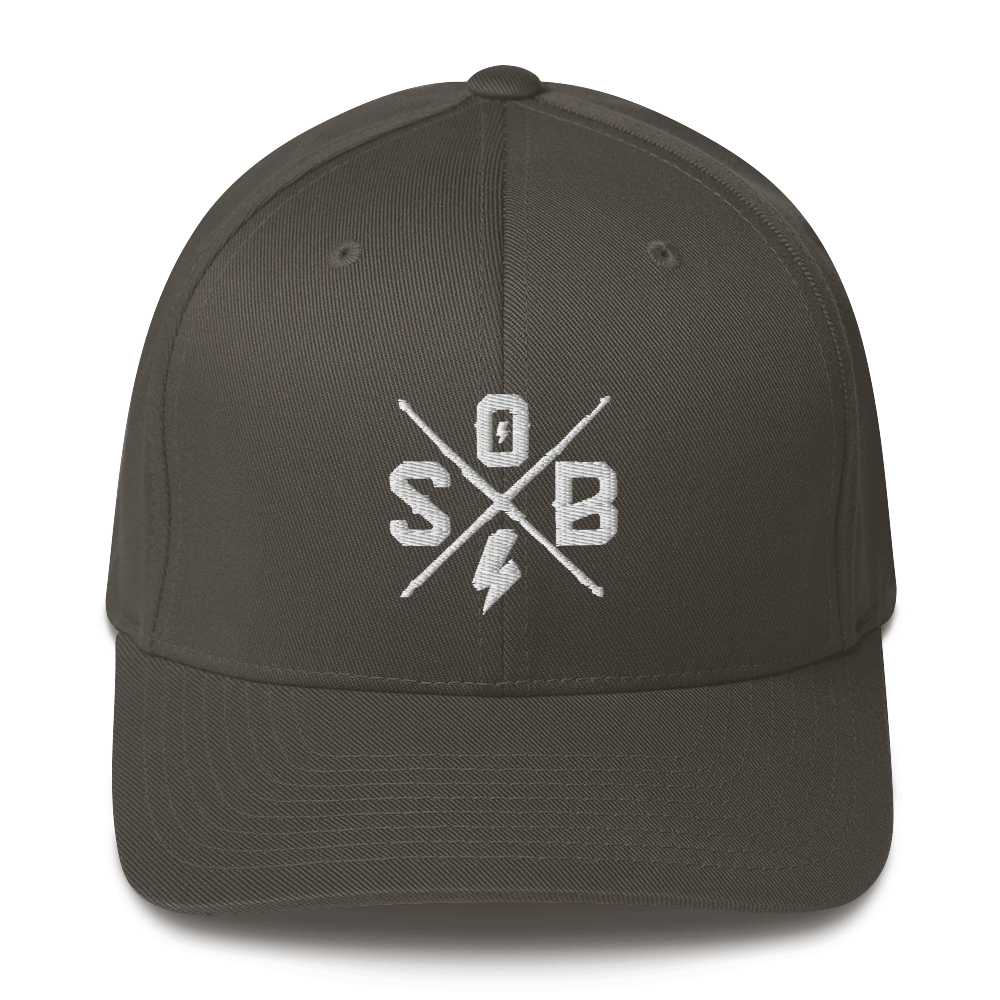 Sons of Battery® - E-MTB Brand & Community Dunkelgrau / S/M SOB - Flexfit E-Bike-Community