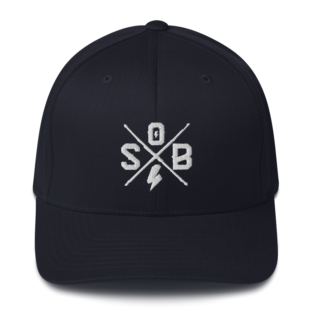 Sons of Battery® - E-MTB Brand & Community Dunkles Navy / S/M SOB - Flexfit E-Bike-Community