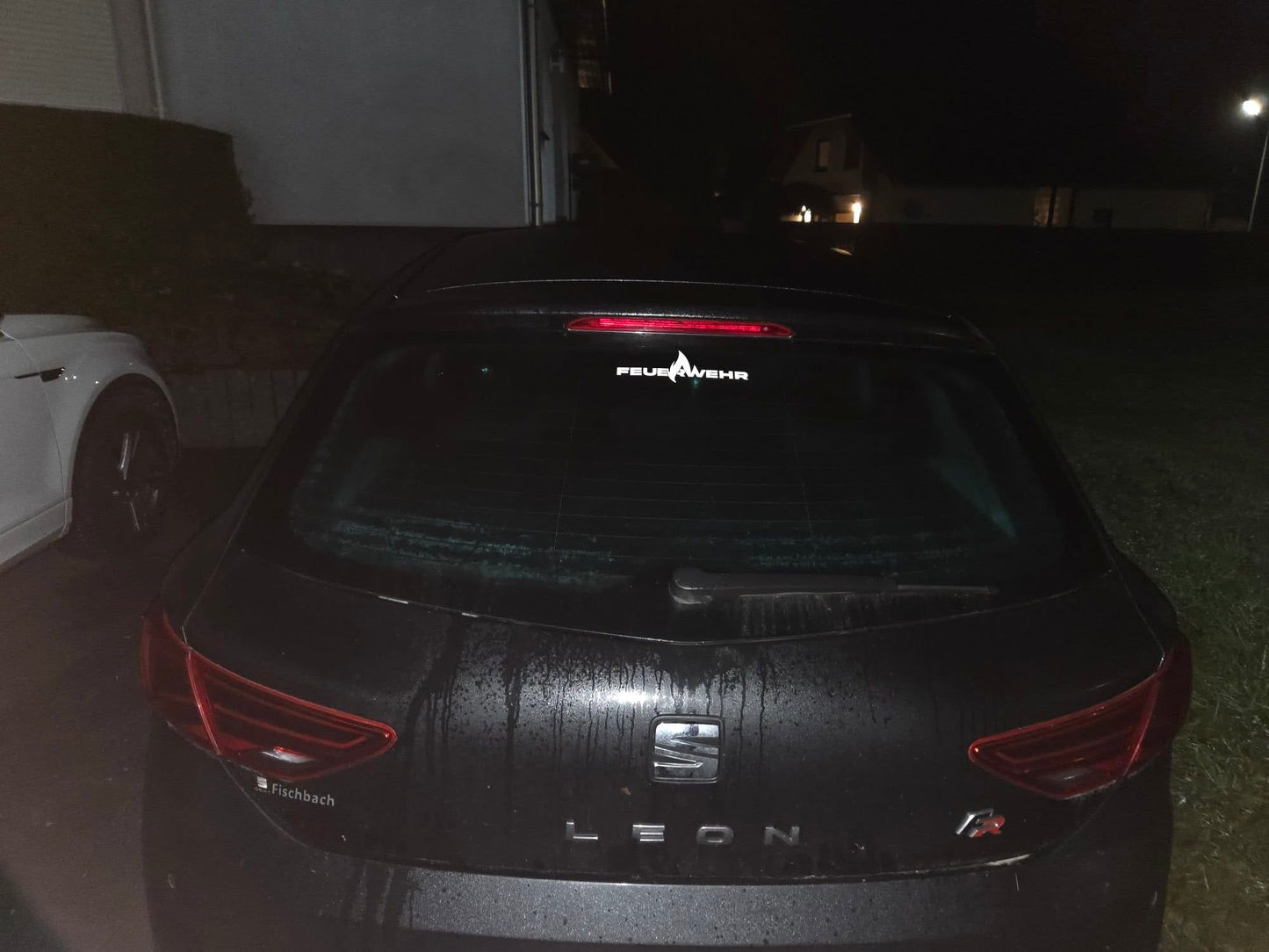 Sons of Battery - E-MTB Brand & Community Feuerwehr Vinyl Aufkleber für die Heckscheibe E-Bike-Community