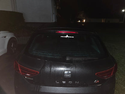 Sons of Battery - E-MTB Brand & Community Feuerwehr Vinyl Aufkleber für die Heckscheibe E-Bike-Community