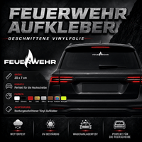 Sons of Battery - E-MTB Brand & Community Feuerwehr Vinyl Aufkleber für die Heckscheibe E-Bike-Community