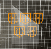 Sons of Battery - E-MTB Brand & Community Folien 5er Pack SoB Folienplot "Innen / Full" (Plott) “Modernes Logo” E-Bike-Community
