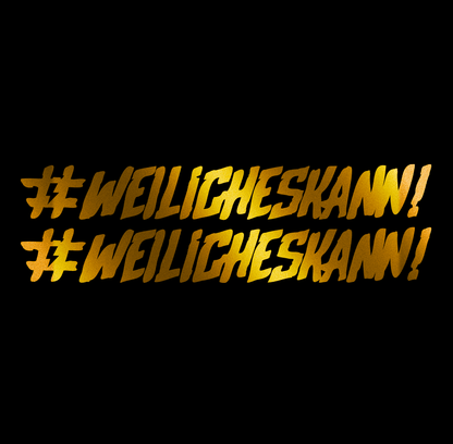 Sons of Battery - E-MTB Brand & Community Folien Bronze #WEILiCHESKANN - Folienaufkleber 2er E-Bike-Community