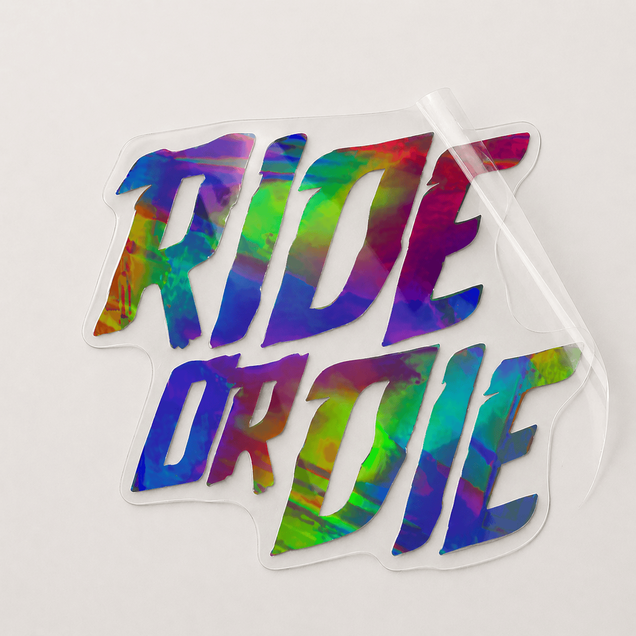 Sons of Battery - E-MTB Brand & Community Folien Dark Rainbow / 4 cm x 4.5 cm RIDE OR DIE - Folie / Sticker E-Bike-Community