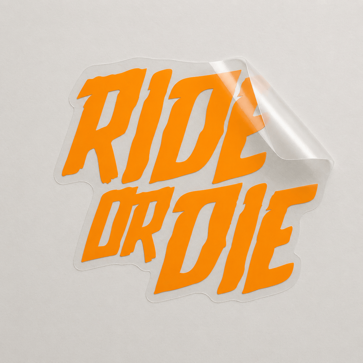 Sons of Battery - E-MTB Brand & Community Folien Fox-Orange / 4 cm x 4.5 cm RIDE OR DIE - Folie / Sticker E-Bike-Community