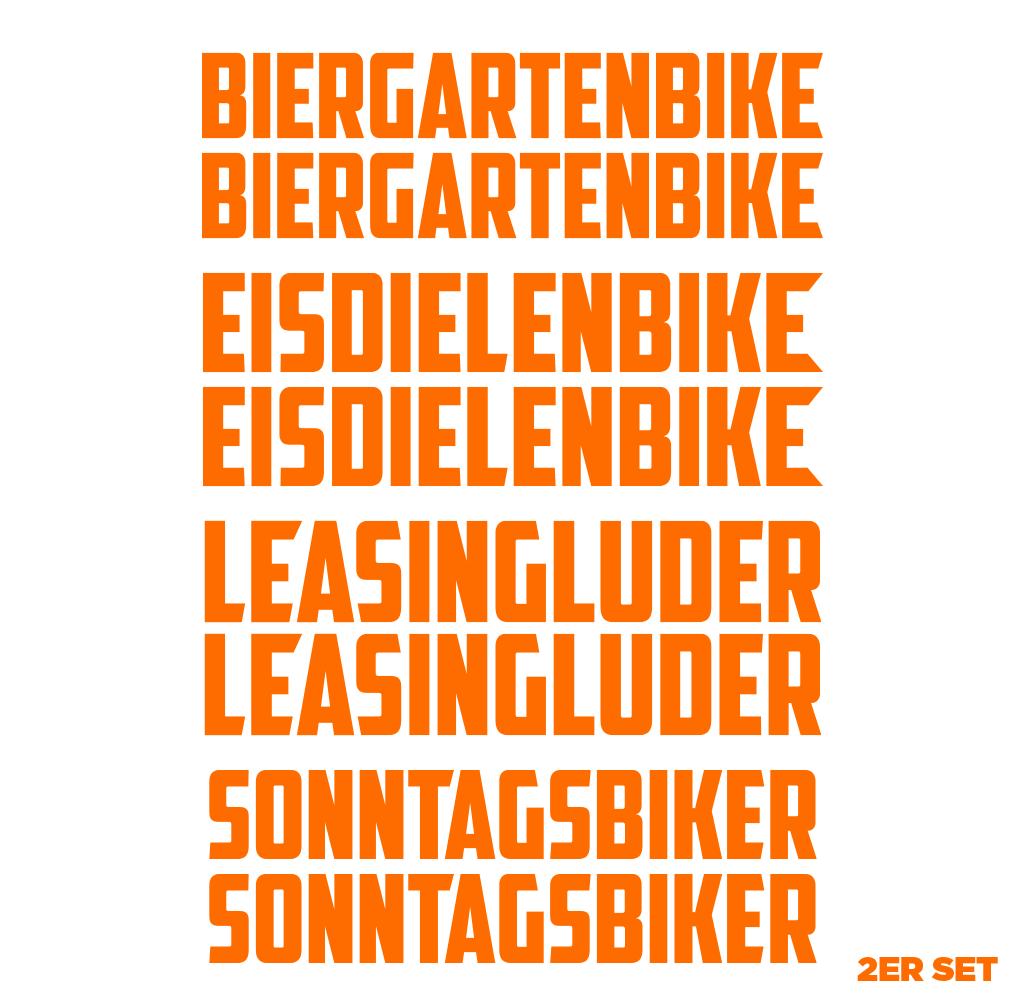 Sons of Battery - E-MTB Brand & Community Folien Fox-Orange / Eisdielenbike EISDIELENBIKE / BIERGARTENBIKE / SONNTAGSBIKE / LEASINGLUDER E-Bike-Community