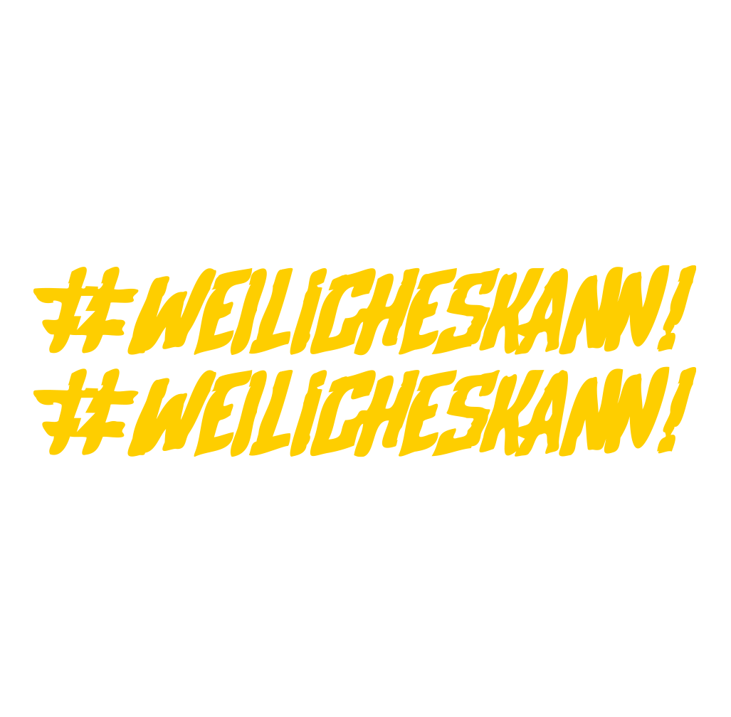 Sons of Battery - E-MTB Brand & Community Folien Gelb #WEILiCHESKANN - Folienaufkleber 2er E-Bike-Community