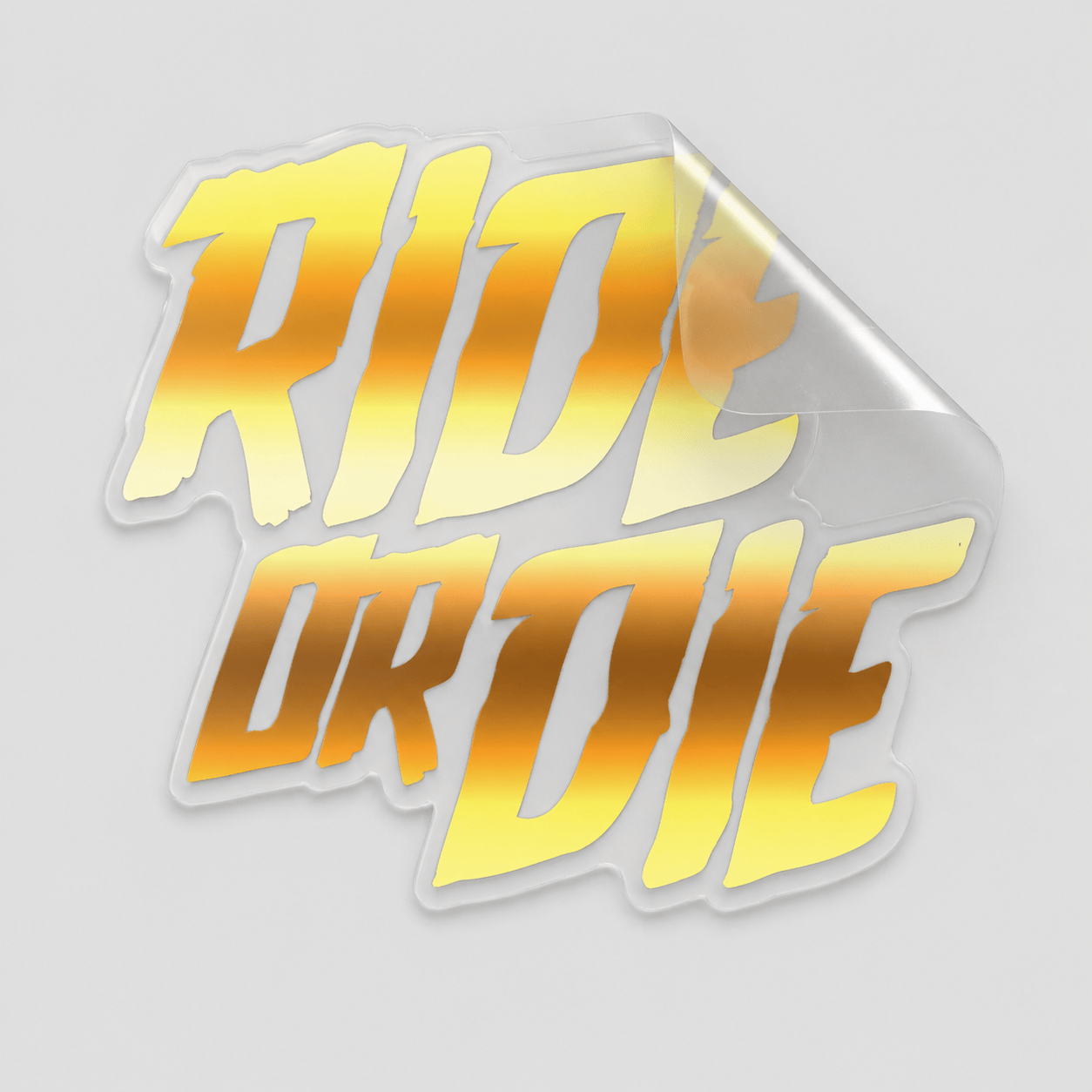 Sons of Battery - E-MTB Brand & Community Folien Gold / 4 cm x 4.5 cm RIDE OR DIE - Folie / Sticker E-Bike-Community