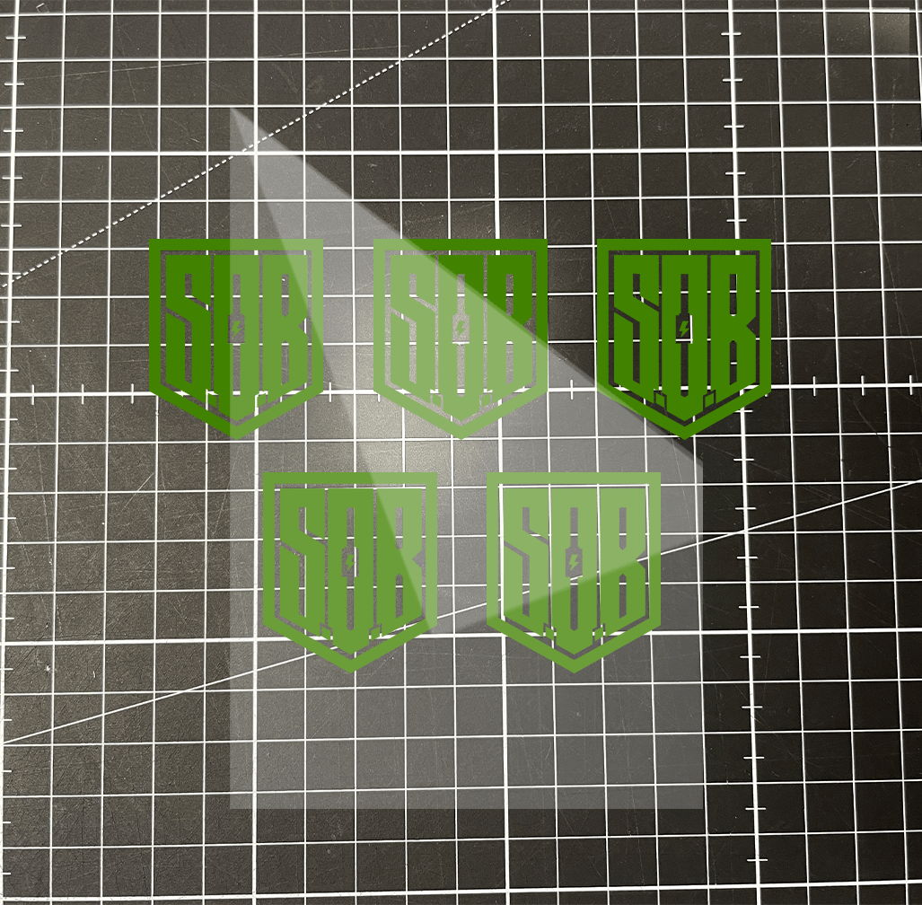 Pack of 5 SoB foil plot “Inside / Full” (plot) “Modern Logo”