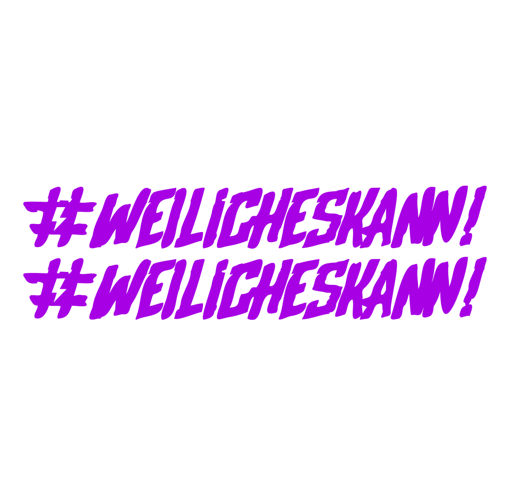 Sons of Battery - E-MTB Brand & Community Folien Lila #WEILiCHESKANN - Folienaufkleber 2er E-Bike-Community