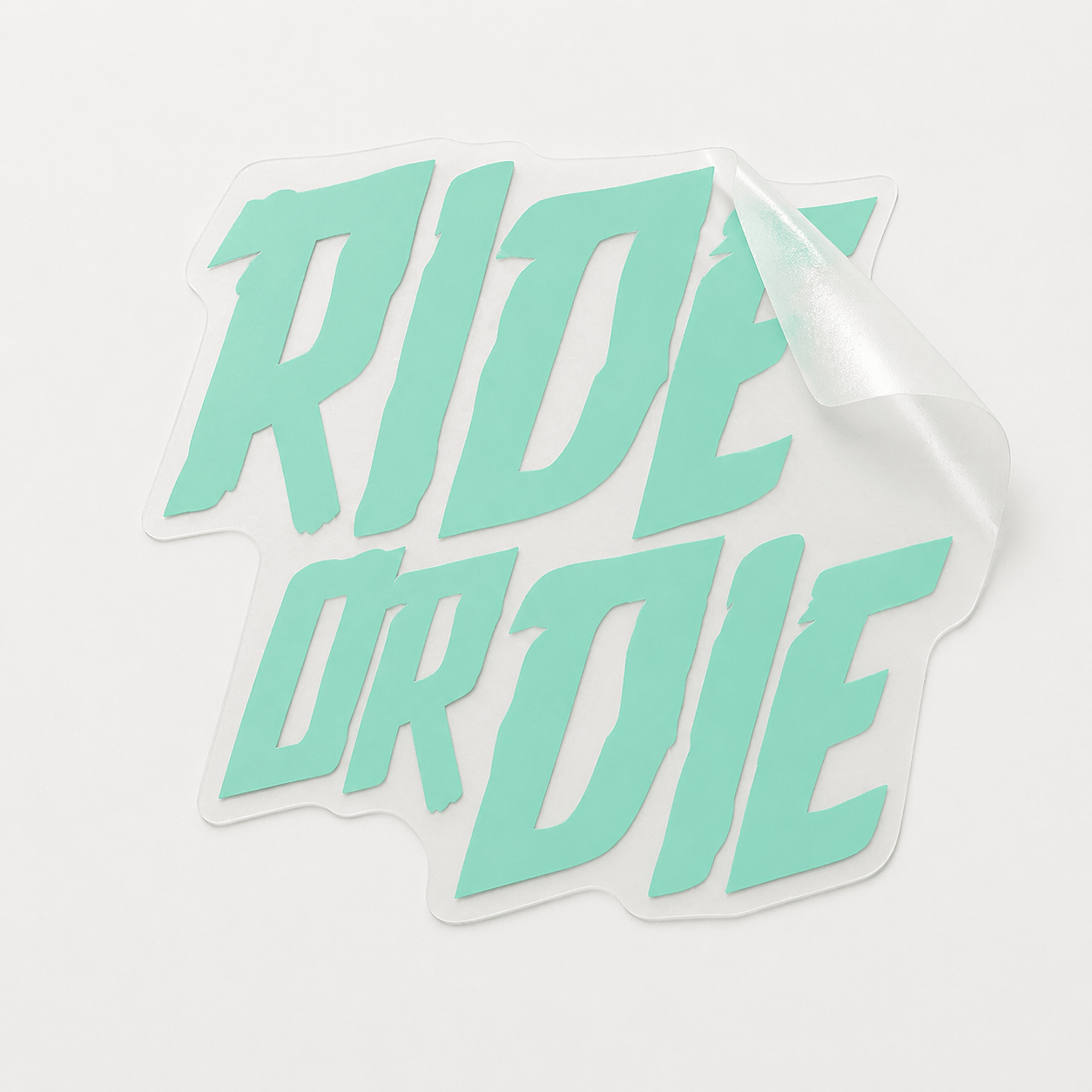 Sons of Battery - E-MTB Brand & Community Folien Mint / 4 cm x 4.5 cm RIDE OR DIE - Folie / Sticker E-Bike-Community