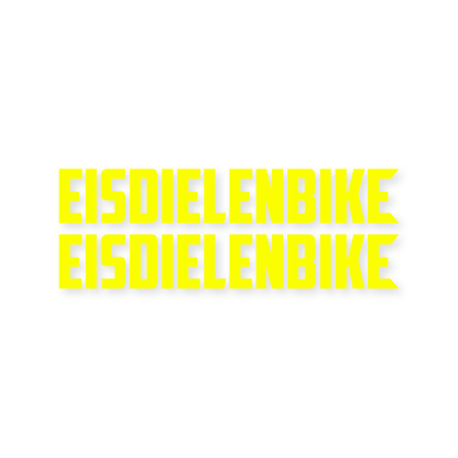 Sons of Battery - E-MTB Brand & Community Folien Neongelb EISDIELENBIKE E-Bike-Community