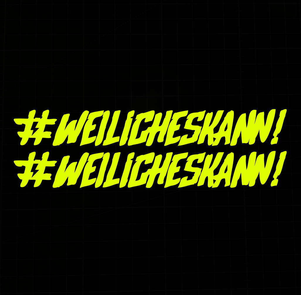 Sons of Battery - E-MTB Brand & Community Folien Neongelb #WEILiCHESKANN - Folienaufkleber 2er E-Bike-Community