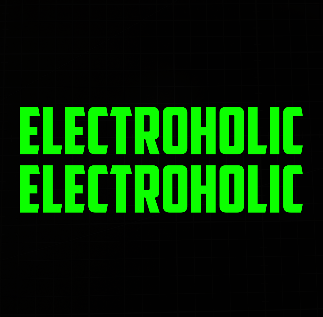 Sons of Battery - E-MTB Brand & Community Folien Neongrün / 1.6 cm x 10 cm Electrohlic - Folienaufkleber E-Bike-Community