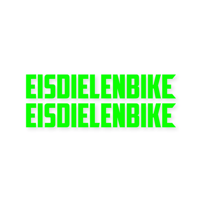 Sons of Battery - E-MTB Brand & Community Folien Neongrün EISDIELENBIKE E-Bike-Community