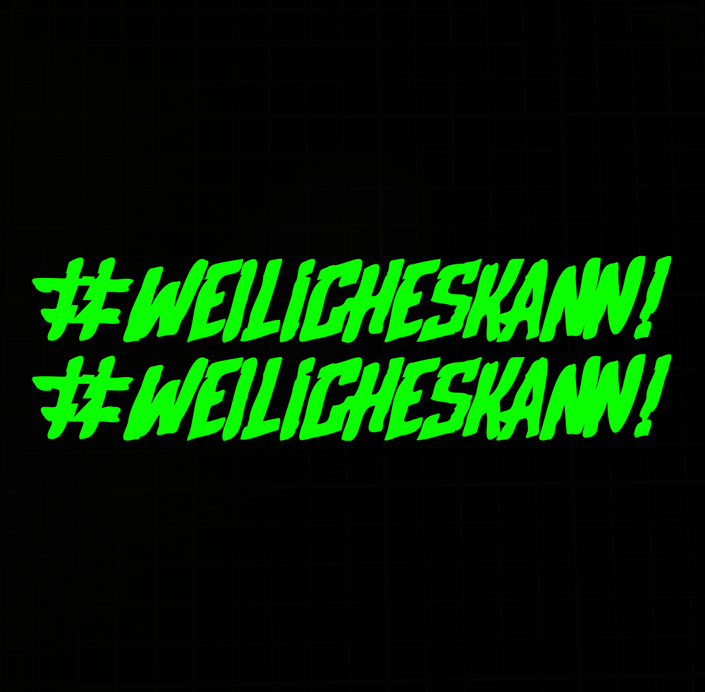 Sons of Battery - E-MTB Brand & Community Folien Neongrün #WEILiCHESKANN - Folienaufkleber 2er E-Bike-Community