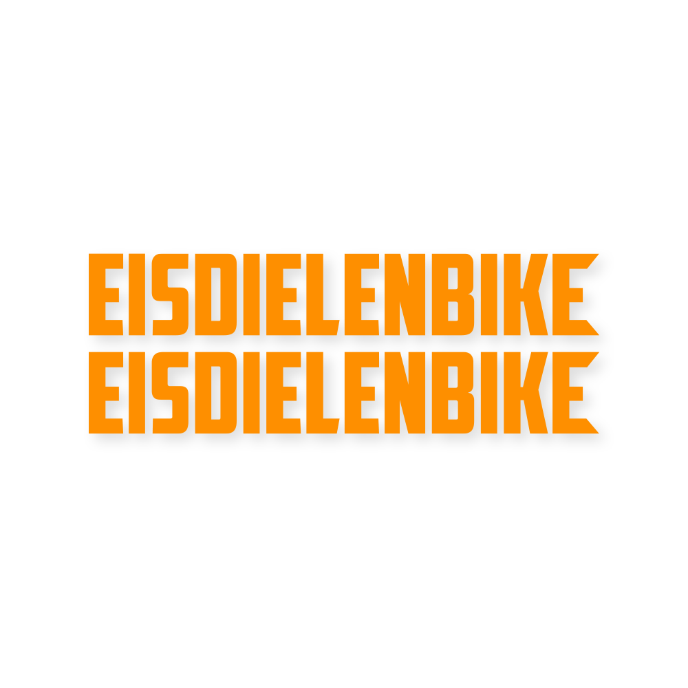 Sons of Battery - E-MTB Brand & Community Folien Neonorange EISDIELENBIKE E-Bike-Community