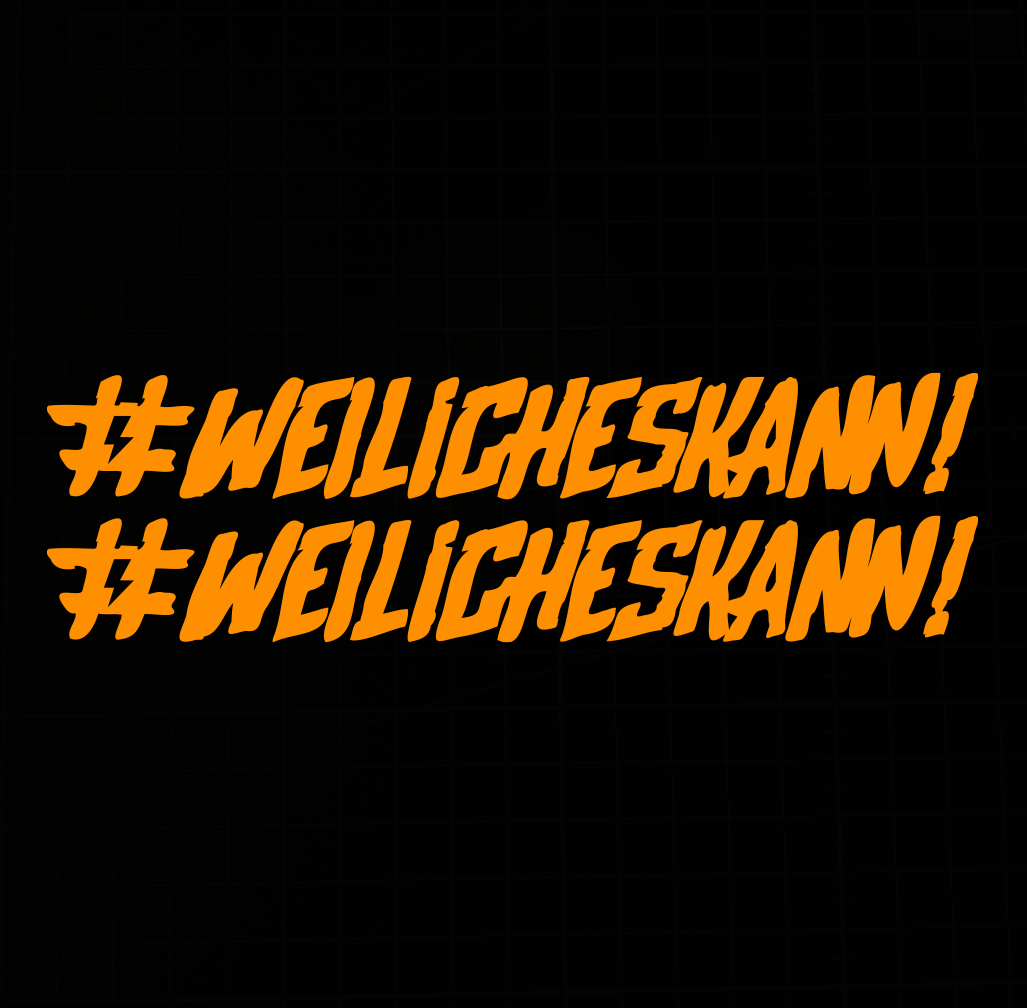 Sons of Battery - E-MTB Brand & Community Folien Neonorange #WEILiCHESKANN - Folienaufkleber 2er E-Bike-Community