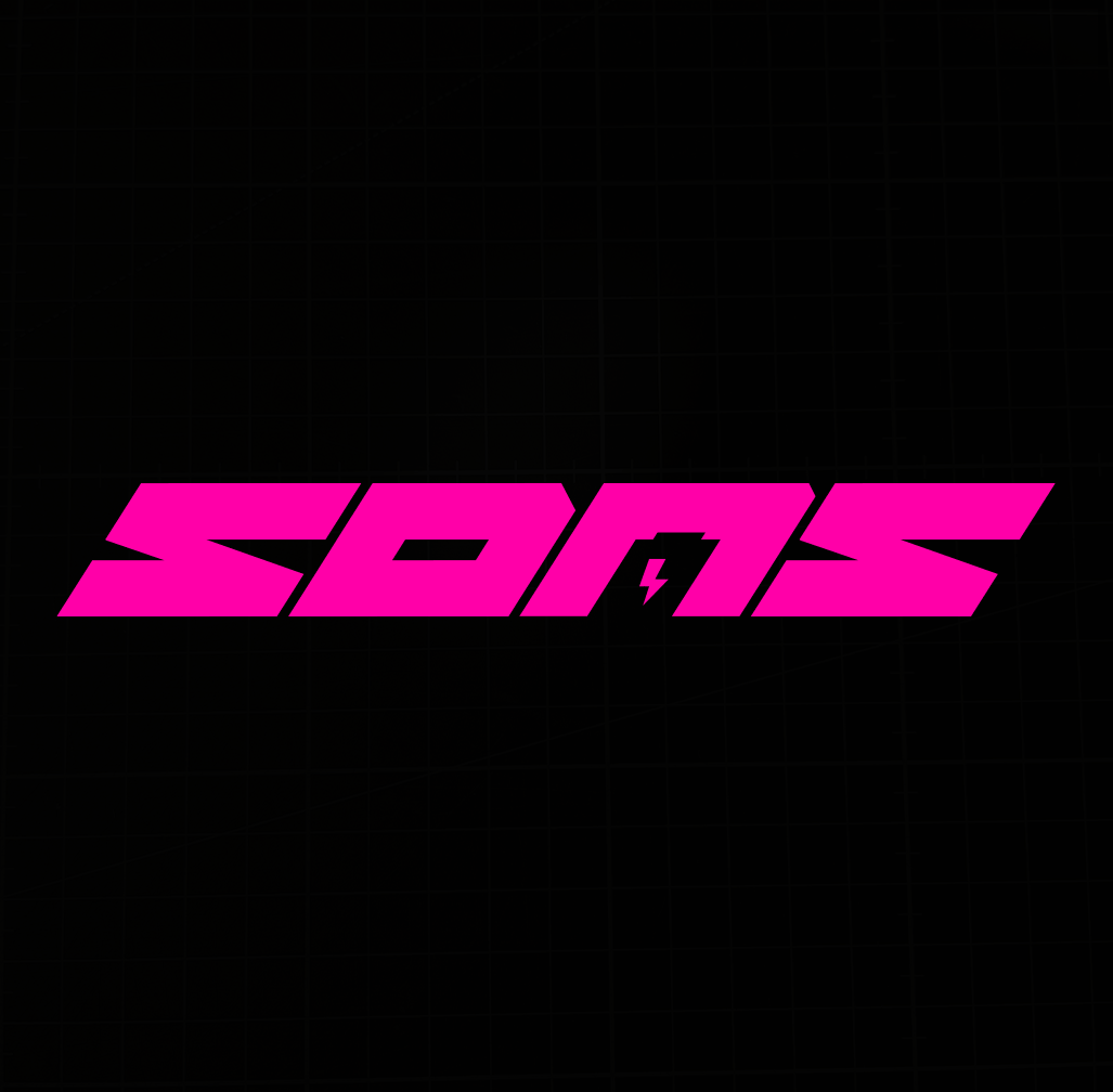 Sons of Battery - E-MTB Brand & Community Folien Neonpink SONS Folienplot - 18,5 x 2,5 E-Bike-Community