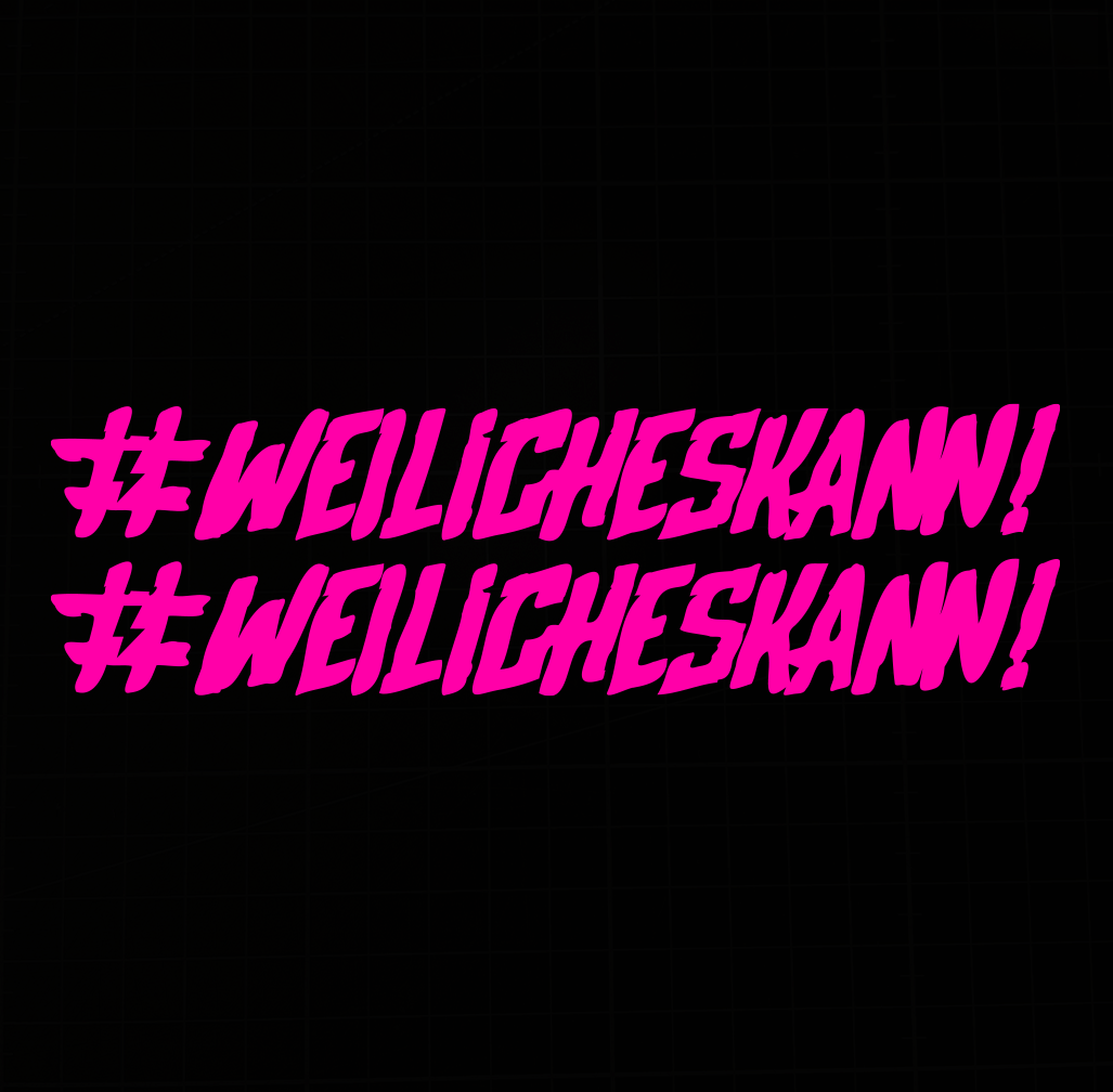 Sons of Battery - E-MTB Brand & Community Folien Neonpink #WEILiCHESKANN - Folienaufkleber 2er E-Bike-Community