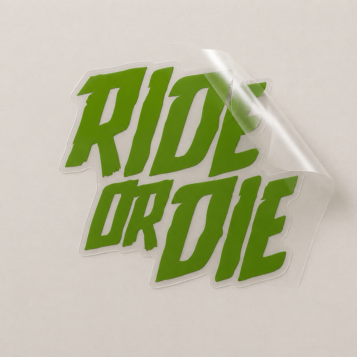 Sons of Battery - E-MTB Brand & Community Folien Olive / 4 cm x 4.5 cm RIDE OR DIE - Folie / Sticker E-Bike-Community