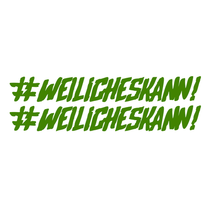 Sons of Battery - E-MTB Brand & Community Folien Olive #WEILiCHESKANN - Folienaufkleber 2er E-Bike-Community
