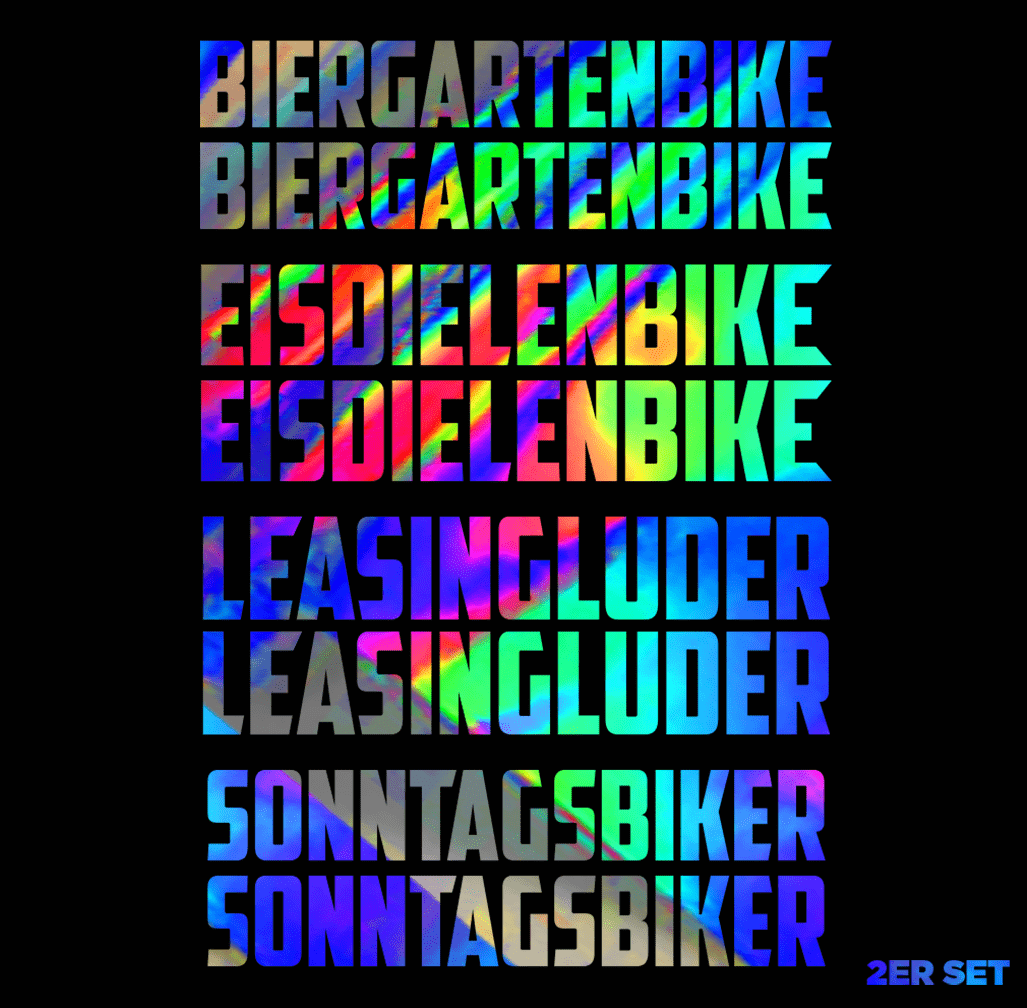 Sons of Battery - E-MTB Brand & Community Folien Rainbow / Eisdielenbike EISDIELENBIKE / BIERGARTENBIKE / SONNTAGSBIKE / LEASINGLUDER E-Bike-Community