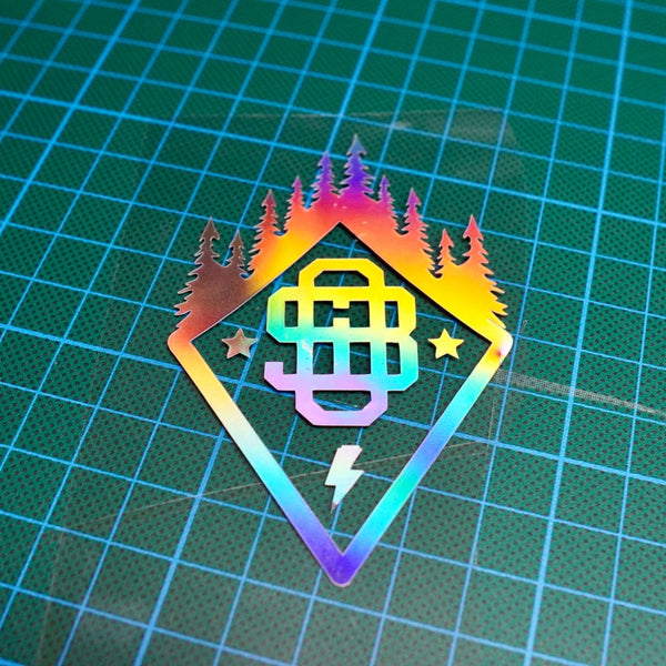 Sons of Battery - E-MTB Brand & Community Folien Rainbow Vintage Forest - SoB - E-Bike-Community