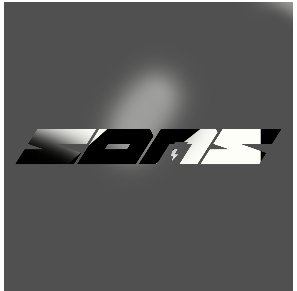 Sons of Battery - E-MTB Brand & Community Folien Reflektierend Schwarz SONS Folienplot - 18,5 x 2,5 E-Bike-Community