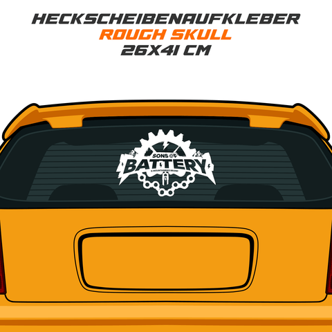Rear window/battery cover sticker (approx. 30cm) - SoB - Various motifs