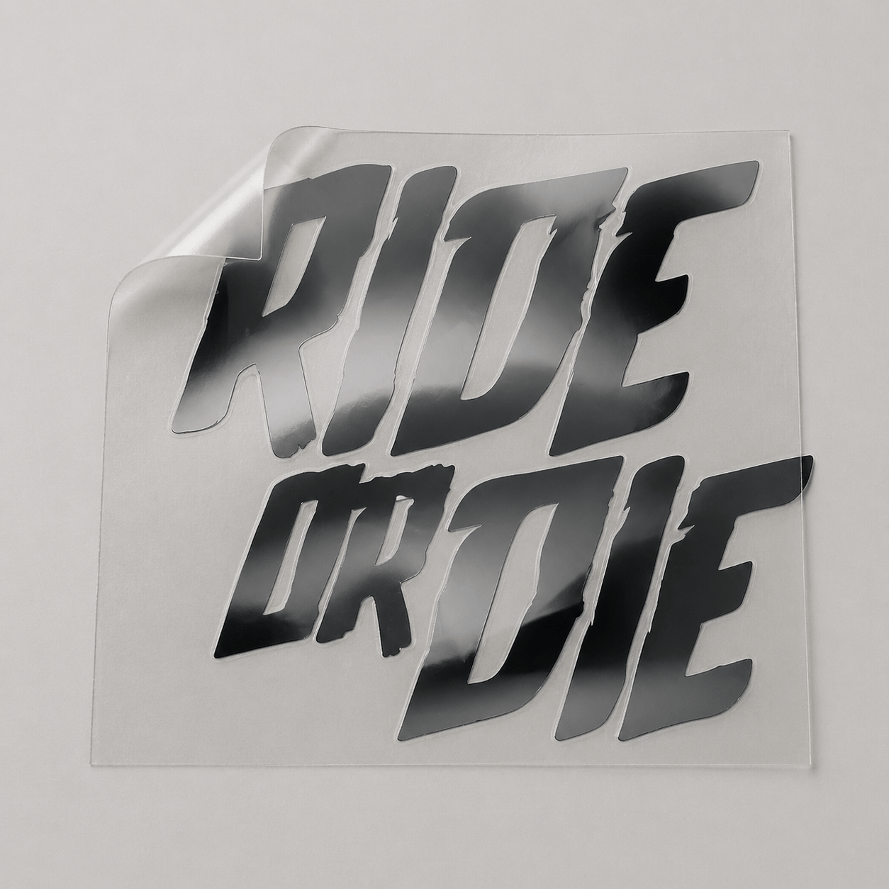 Sons of Battery - E-MTB Brand & Community Folien Schwarz / 4 cm x 4.5 cm RIDE OR DIE - Folie / Sticker E-Bike-Community