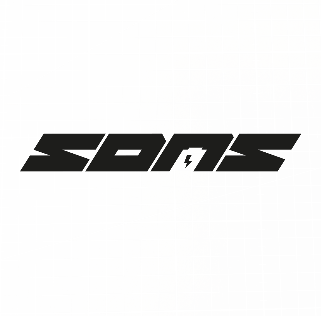 Sons of Battery - E-MTB Brand & Community Folien Schwarz SONS Folienplot - 18,5 x 2,5 E-Bike-Community