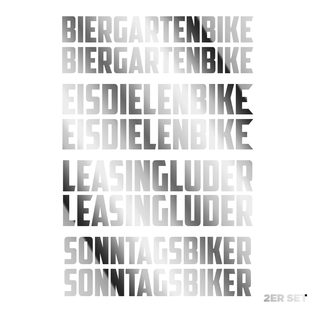 Sons of Battery - E-MTB Brand & Community Folien Silber / Eisdielenbike EISDIELENBIKE / BIERGARTENBIKE / SONNTAGSBIKE / LEASINGLUDER E-Bike-Community