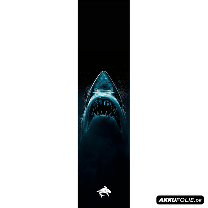 Sons of Battery® - E-MTB Brand & Community Folien & Sticker 48 cm x 12 cm / Hai 3 Hai -  Akku Abdeckung Cover Universal / Schutzfolie / für alle E-Bikes z.B Haibike E-Bike-Community