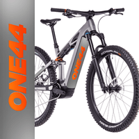 Sons of Battery® - E-MTB Brand & Community Folien & Sticker 48 cm x 12 cm / ONE44 slabgrey´n´orange CUBE ONE44 -  Akku Sticker Abdeckung Cover Universal / Schutzfolie / für alle E-Bikes CUBE E-Bike-Community