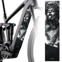 Sons of Battery® - E-MTB Brand & Community Folien & Sticker 48 cm x 12 cm SKULLGIRL -  Akku Abdeckung Cover  Universal E-Bike-Community