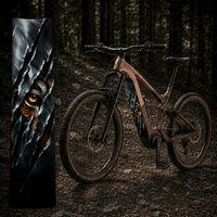 Sons of Battery® - E-MTB Brand & Community Folien & Sticker 48 cm x 12 cm Tiger Claw – E-Bike Akku Sticker & Schutzfolie | Universal, Wunschgröße & CUBE Cut E-Bike-Community