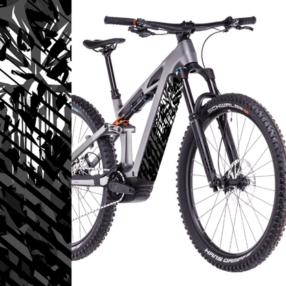 Sons of Battery® - E-MTB Brand & Community Folien & Sticker 48 cm x 12 cm Totenkopf Cut -  Akku Abdeckung Cover Sticker Universal / Schutzfolie / für alle E-Bikes E-Bike-Community