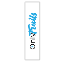 Sons of Battery® - E-MTB Brand & Community Folien & Sticker 48 cm x 12 cm / Weiß OnlyTrails -  Akku Abdeckung Cover Sticker Universal / Schutzfolie / für alle E-Bikes, Cube co. E-Bike-Community