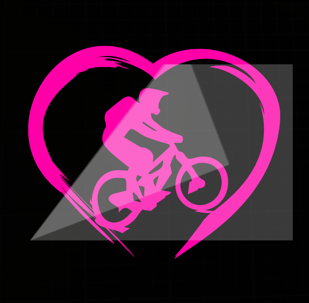 Sons of Battery - E-MTB Brand & Community Folien & Sticker 5.6 x 7 cm / Neonpink Love E-MTB Vinyl Sticker E-Bike-Community