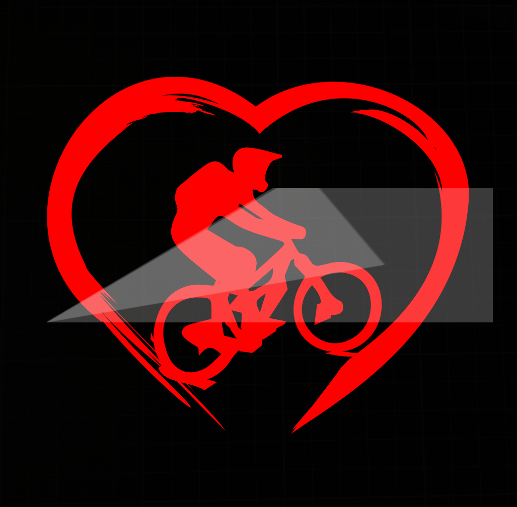 Sons of Battery - E-MTB Brand & Community Folien & Sticker 5.6 x 7 cm / Neonrot Love E-MTB Vinyl Sticker E-Bike-Community