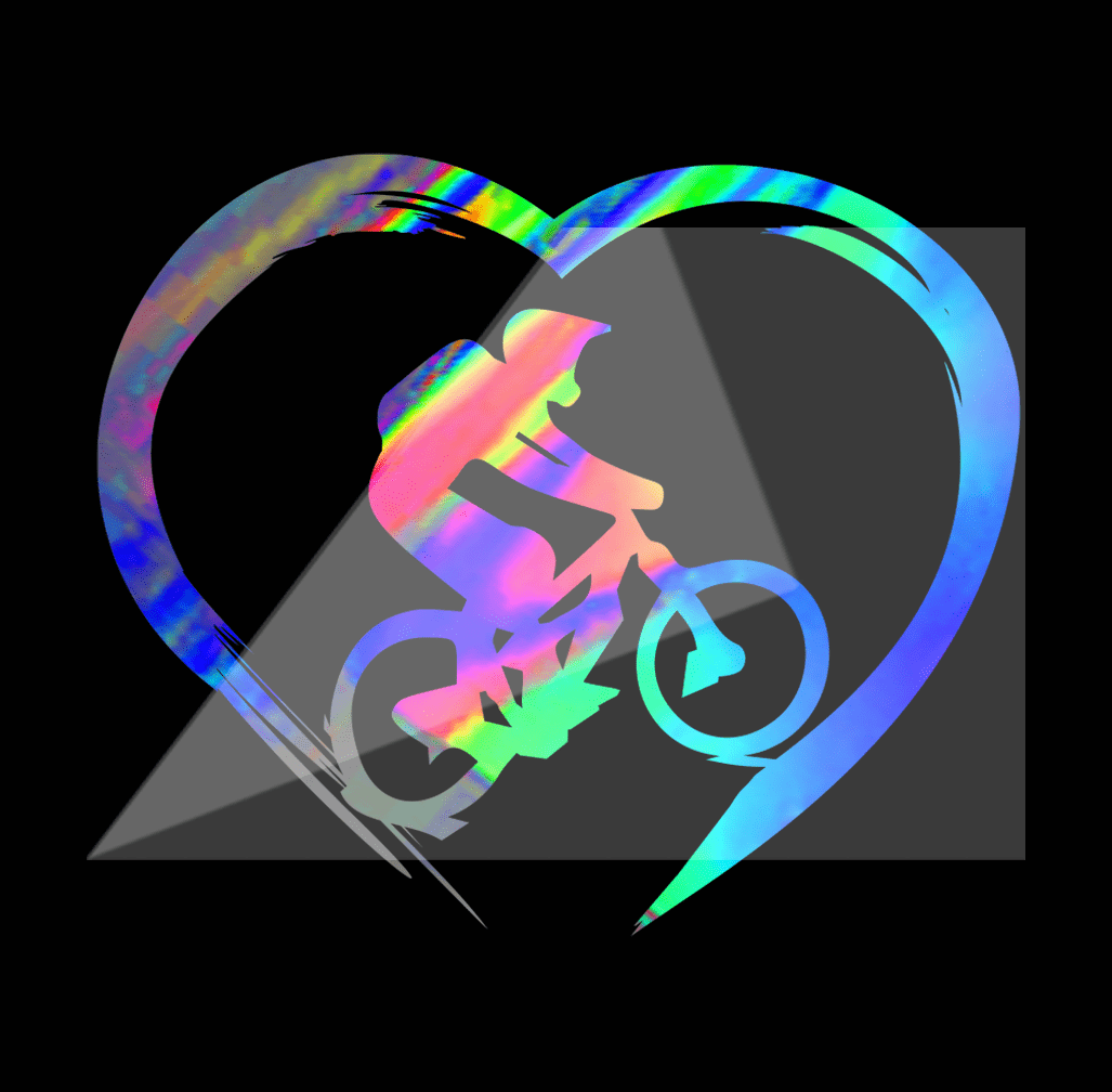 Sons of Battery - E-MTB Brand & Community Folien & Sticker 5.6 x 7 cm / Rainbow Love E-MTB Vinyl Sticker E-Bike-Community