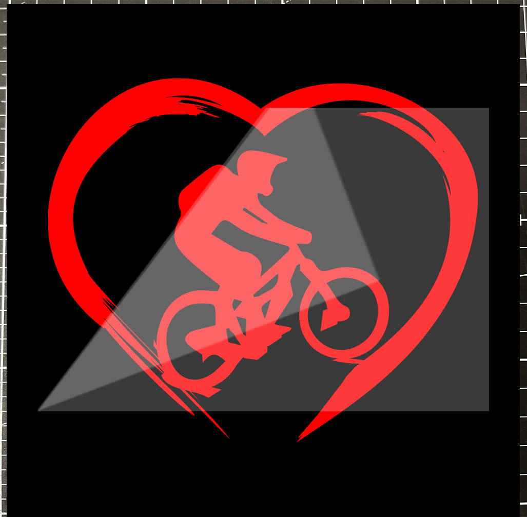 Sons of Battery - E-MTB Brand & Community Folien & Sticker 5.6 x 7 cm / Rot Love E-MTB Vinyl Sticker E-Bike-Community